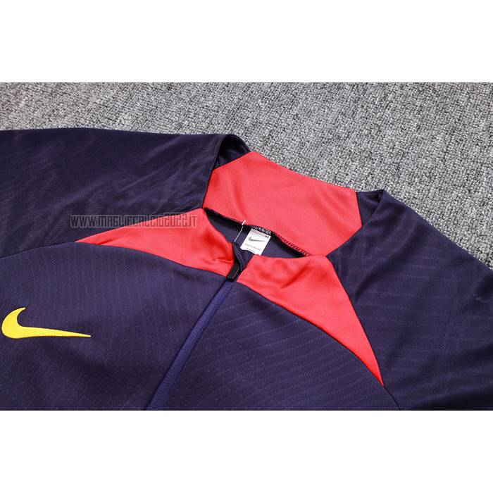 Tuta da Track de Felpa del Paris Saint-Germain Bambino 2023-2024 Purpura
